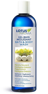 Gel bain moussant – Menthe poivrée & Eucalyptus Globulus (Menthe & Eucalyptus)